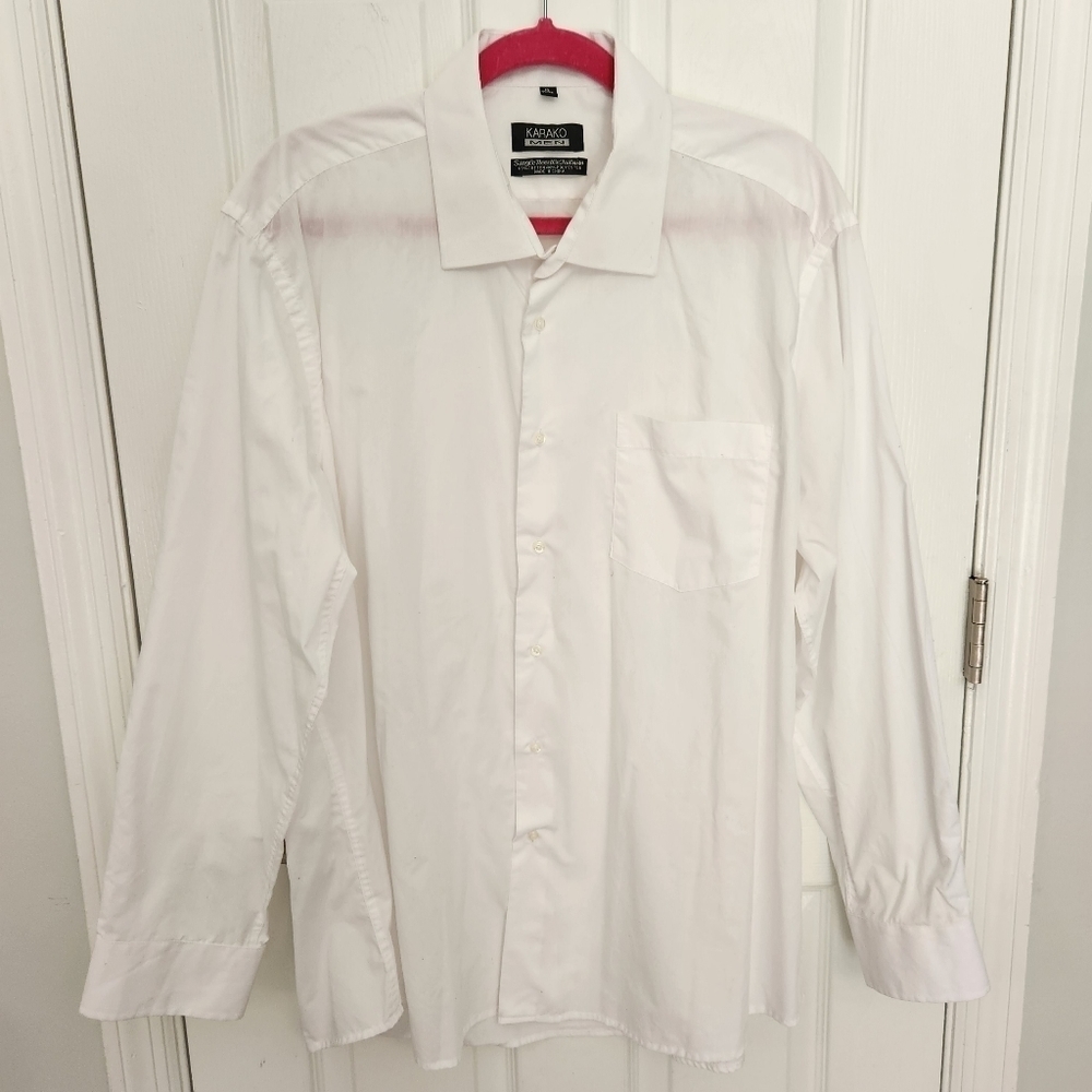 Karako White Button Down Top
